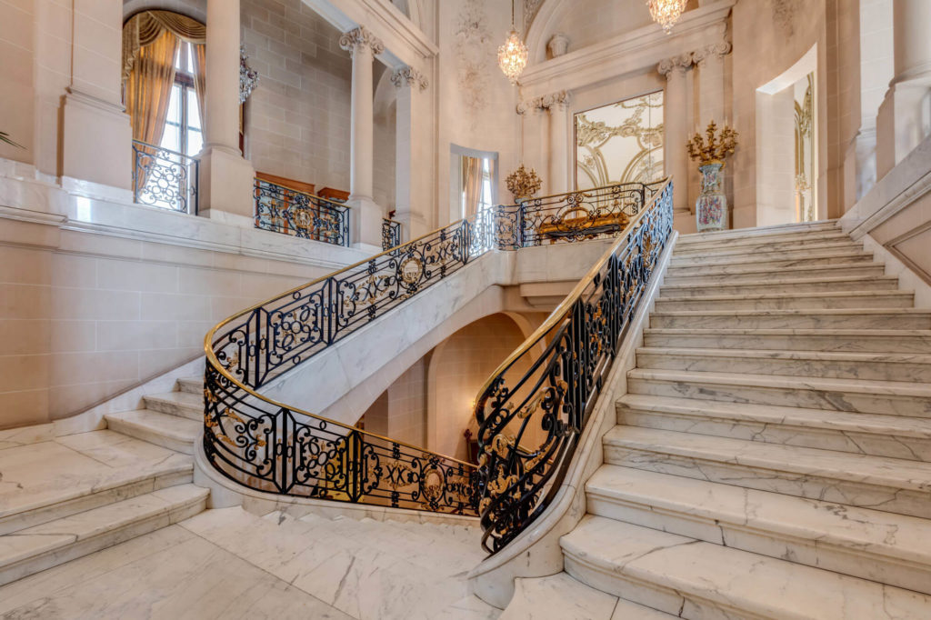 Stair hall at Perry Belmont House