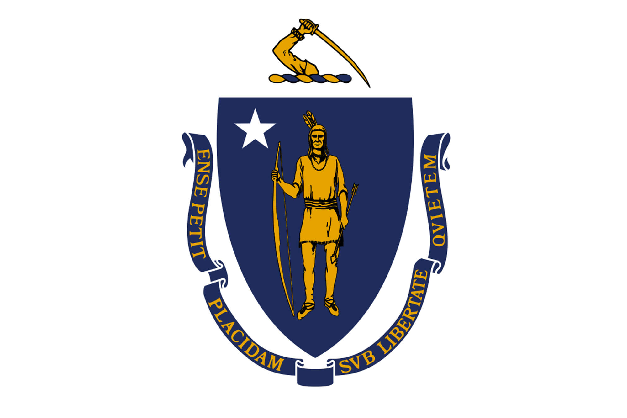 Massachusetts flag