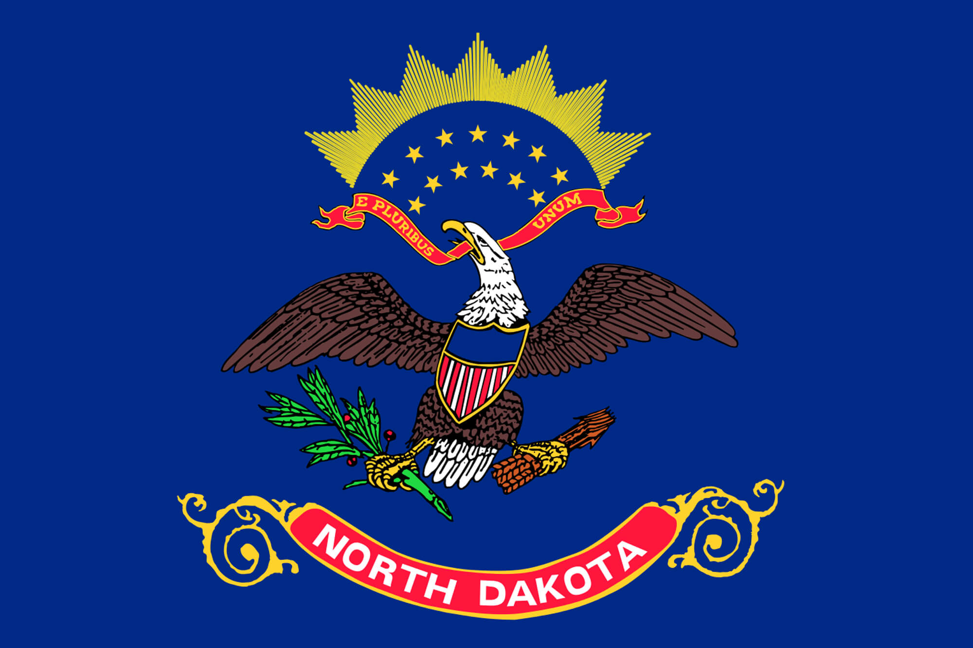 North Dakota flag