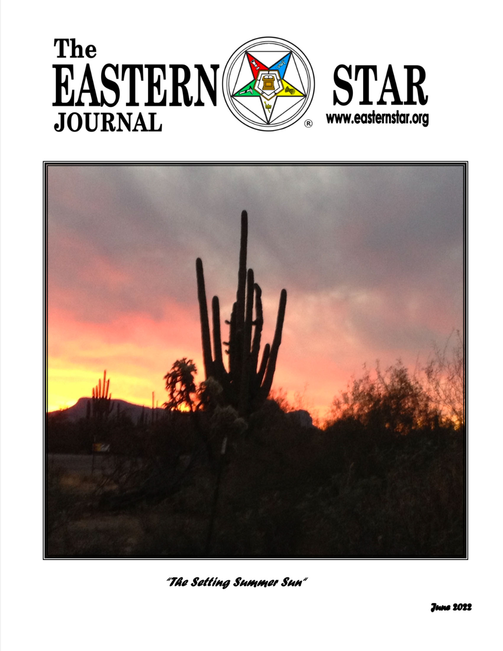 2022 June Eastern Star Journal cover