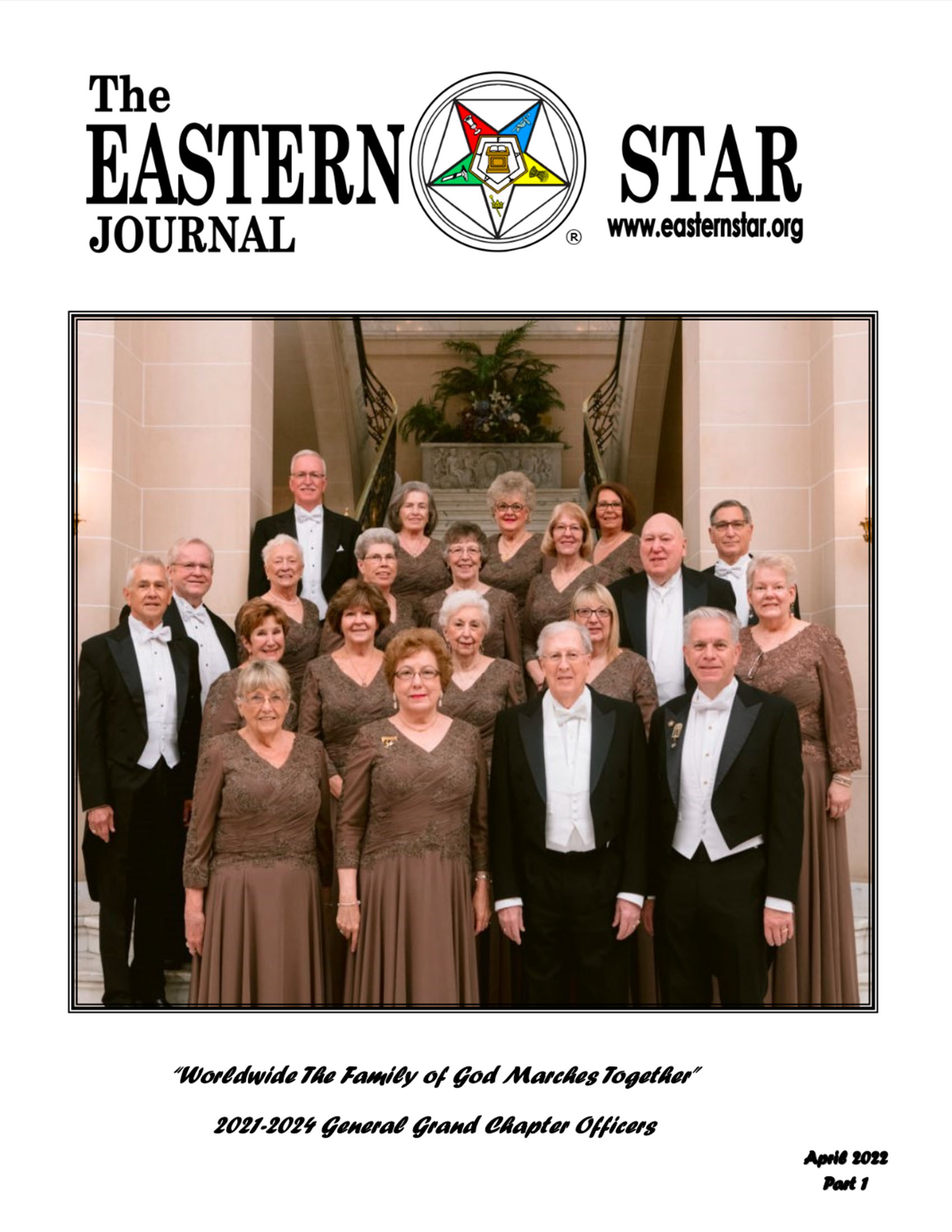 2022 April Eastern Star Journal Part 1 cover
