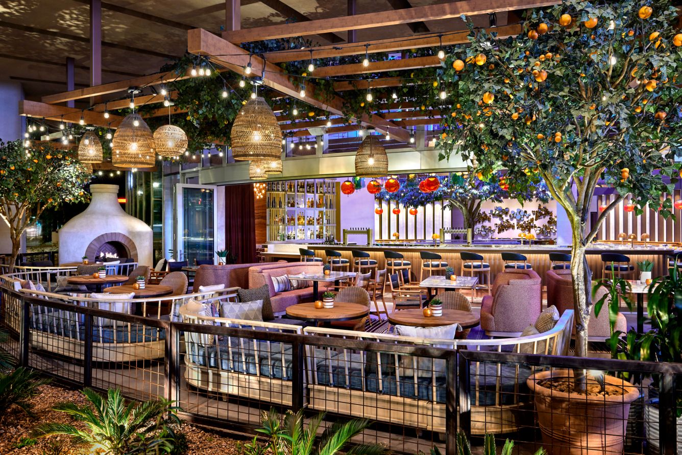 Patio dining